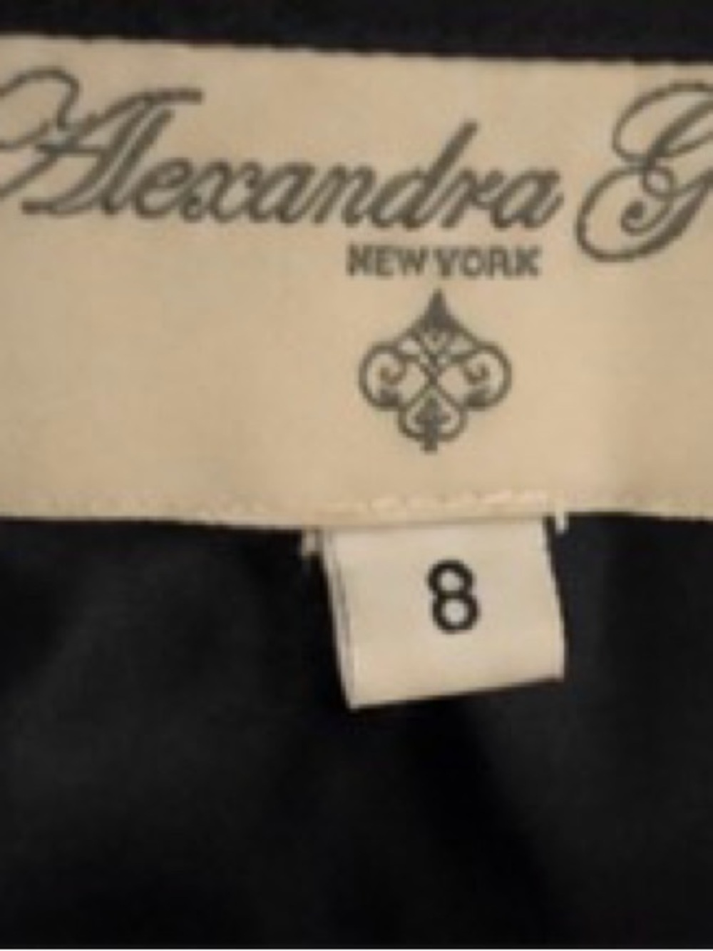Alexandra Grecco New York Black Tulle Overlay Skirt – Size 8 - Picture 5 of 6